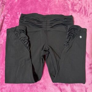 Black Lululemon capri Leggings #479